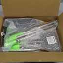 TOOGE Larger Pooper Scooper, Dog Pooper Scooper for Large Medium Small Dogs Heavy Duty Long Handle Metal Tray Rake Shovel Set for Yard Grass