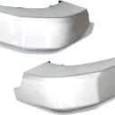 Silver Rear Bumper End Cap Compatible with FJ Cruiser 2007-2014