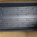 10 Plant Growing Trays (WITH Drain Holes) - 20" x 10" - Perfect Garden Seed Starter Grow Trays: For Seedlings, Indoor Gardening, Growing Microgreens, Wheatgrass & More - Soil or Hydroponic 