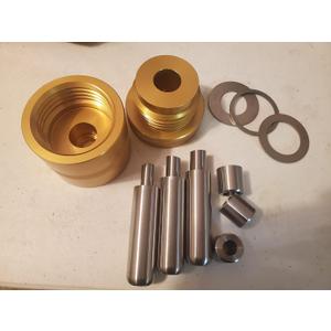 Self Centering Coin Ring Punch Kit & Die Set | Coin Making Tool Spacer Set | Hole Punchs Coin Jewelry Making Tool Made in USA | Ring Punch & Die Sizes - 3/8inch, 7/16inch, 1/2inch