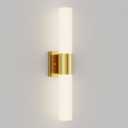 Kalium Bathroom Wall Sconce Fixture, 21 Inch Modern Vanity Lights with Frosted Glass Shade, Indoor Sconces Lighting Wall Decor Lamps for Bathrooms Living Room Stairs Bedroom (Gold)