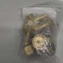 6PCS Brass Hose Barb Fittings 1/2" NPT Female to 5/16" Barb Adapter Connector Include 6 Stainless Steel Clamps for Water/Oil/Gas