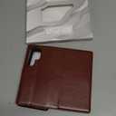 FUNMIKO for Samsung Galaxy S25 Ultra Case Wallet,Detachable Flip Folio Leather Cover,RFID Blocking 4 Card Slots Holder,Kickstand Function,Protective Phone Shell for Men Women Girls,Brown