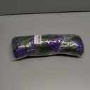 Artificial Fake Hanging Flowers Plants for Outdoor Outside Summer Decoration, 2PCS Faux Silk Morning Glory Purple UV Resistant Look Real Trailing Vines for Home Planter Porch Patio