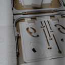 Laptop Desk for Bed Height Adjustable, Lap Bed Table with USB/Storage Drawer/Cup Holder/Tablet Stand/Book Shelf, Foldable Breakfast Tray Portable for Reading Writing, Sofa & Floor, Glacier