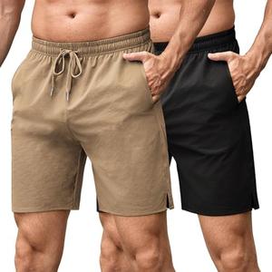 COOFANDY Mens Athletic Running Shorts 7'' Gym Workout Shorts Lightweight Drawstring Training Shorts with Zipper Pockets S