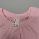 PATPAT Girls Pleated Short Sleeve T Shirt Size 9-10 Years Pink Pain Summer Crewneck Shirts Kids Casual Preppy Fashion Tops Tees