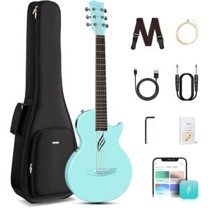 Enya NOVA GO SP1 Carbon Fiber 35-Inch Smart Acoustic-Electric Travel Guitar