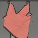 Swimsuits for Women Sexy Monokini Deep V One Piece Bathing Suits Backless Cheeky Swimwear Semi Thong Bikini (Orange, S)