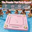 Floating Mahjong Table for Pool - Applicable to Party, Indoor, Beach, Pink, General