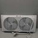 Cool Works 9 Inch Mech Window Fan White