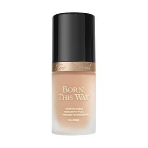 Too Faced Born This Way Natural Finish Longwear Liquid Foundation | Medium-To-Full Coverage | Hydrating + Oil Free (04 Almond)