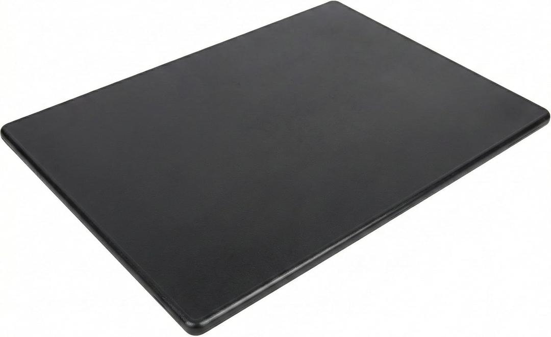 Commercial Grade Black Cutting Board - 20 x 15 Inch Extra Large, 0.5" Thick HDPP Plastic with NSF Stamp for Restaurants Kitchens and Food Service