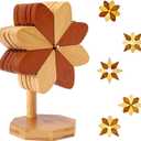 4 Wooden Trivets for Hot Dishes,Christmas Tree Trivet Table Mat Set,Wooden Treevet Tree Coasters for Hot Pots and Pans Christmas Decorations Gift for Women,Kitchen Gifts