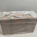 Retro Yellow Vintage Decorative Suitcase, Travel Style Storage Box, 24" Width, Medium