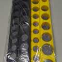 HURRICANE Magnetic Socket Organizer Set 2 Piece Socket Holder Set Includes 1/2" Drive Metric SAE Socket Trays