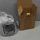 GiveBest Portable Electric Space Heater with Thermostat, 1500W/750W Safe and Quiet Ceramic Heater Fan, Heat Up 200 Square Feet for Office Room Desk Indoor Use, Silver