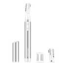 Upgraded Eyebrow Trimmer, Funstant Precision Facial Hair Trimmer for Women Battery Operated Electric Eyebrow Razor with Comb No Pull Painless for Face Chin Neck