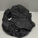 7AM Enfant Car Seat Covers - Cocoon Baby Cover for Boys & Girls, Rain & Snow Repellent, Breathable Windproof, Center Zipper, Universal Fit for Infant Car Seat (0-12M) (Black)