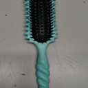 Curly Hair Brush - Curl Defining Wide Tooth Brush with Soft Boar Bristles, Detangling Brush for Frizz-Free Curls, Wet & Dry Hair Styling Tool for Women & Men, Ergonomic Handle (Teal)