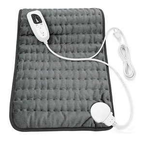 MASVIS Heating Pad for Back & Period Cramps, 24"x12" Electric Heating Pads for Neck Shoulders Body Pain Relief, Heat Pad with 2H AutoOff, 6 Heat Settings, Fast Heat, Gift for Women Mom, Gray