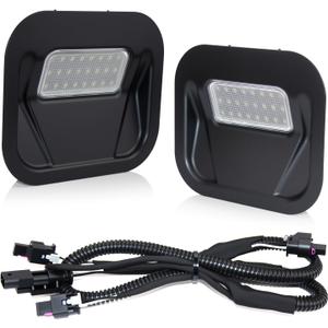 D-Lumina LED Tailgate Step Light Truck Bed Multi-Pro Lamp Assembly Compatible with 2020-2025 GMC Sierra 1500 2500 HD 3500 HD, 2020-2025 Chevy Silverado 1500 2500 HD 3500 HD, Replacement for 84347814