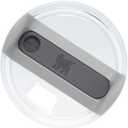 Stanley Quencher Tumbler Lid | Twist on Flowstate 3-Position Lid Replacement for Tumbler with Handle | Accessory fits Stainless Steel Drinking Cup | BPA-Free | Clear (Black)