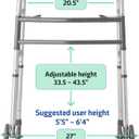 Medline Heavy-Duty Bariatric Folding Walker with 5” Wheels and Durable Handles, 500 lb. Weight Capacity