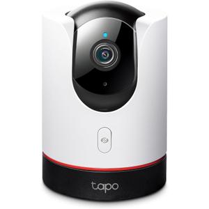 TP-Link Tapo 2K QHD Pan/Tilt Wi-Fi Camera | Apple HomeKit | Physical Privacy Mode | Color Night Vision | Motion Tracking | 2-Way Audio | Local/Cloud Storage | Works w/Alexa&Google Home | (Tapo C225)