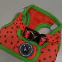 EcoBark Step in Dog Harness Reflective Soft Ultra Padded Mesh Dog Harnesses for XXS, XS, Small, and Medium Dogs Eco-Friendly Comfort Secure Halter No Pull Adjustable Pet Vest (XXS- 4 to 5 lbs- Chest Up to 11 in (Pack of 1), Watermelon Sugar)