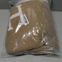 h Blanket Soft Throw Blanket Faux Fleece Cashmere Plaid Warm Shawl Thick Knitted Plush Cozy Comfy for Women Throw Blanket for Sofa Couch Bed Queen King Size 55x66 in (Khaki)