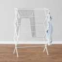 Amazon Basics Foldable Portable Laundry Rack for Air Drying Clothing, Indoor Outdoor Use - 14.5" D x 29.5" W x 41.8" H, White