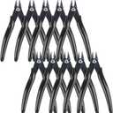 10 Pack Micro Wire Cutters, 5 Inches Flush Cutters Pliers, Diagonal Side Cutters Nippers, Zip Tie Sprue Cutter for Electronics, Plastic Models, Jewelry (Black)