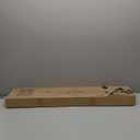 Allesin Faux Wood Blinds 2 inch Slat Cordless Design Room Darkening Blinds for Indoor Windows Easy to Install & Durable Horizontal Windows Blinds Inside/Outside Mount,22" W x 48" L,Pearl White