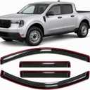 Window Visors - in-Channel Rain Guards for 2022-2026 Ford Maverick