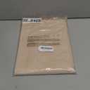 Decorelia Faux Linen Square Tablecloth for Dining Room,Waterproof Texture Decorative Farmhouse Rustic Table Cloth for Indoor Outdoor Party, Holiday, Banquet Picnics, Patio,52 x 52 Inch (Square),Beige