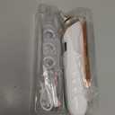 2026 Pore Vacuum, USB Rechargeable Blackhead Remover Vacuum,3 Levels Adjustable Pore Vacuum Blackhead Remover, with 5 Suction Power,6 Probes,Face Vacuum Pore Cleanser for Women & MenWhite