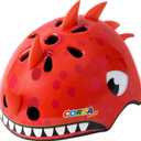 Kids Toddler Bike Helmet, Adjustable and Multi-Sport for Child Boys and Girls, 2 Sizes (Small: 50-54 cm / 19.6"-21.3", DinosaurRed)