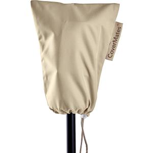Covermates Tiki Torch Cover  Weather Resistant Polyester, Adjustable Drawcord, Grill and Heating, 7W x 10H, Khaki