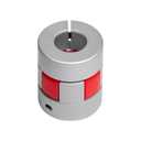 4 x Aluminium Plum Flexible Shaft Coupling Diameter 25mm Length 30mm Connector Flexible Coupler for 3D Printer CNC Machine and Servo Stepped Motor (D25 L30, 5-6mm)