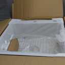 White Stainless Steel Kitchen Sink - 25x22 Inch Single Bowl Topmount With Sink Grid and Drain Assembly - Clean & Bright Bar Sink to Enhance Aesthetic Appeal of Modern Kitchen