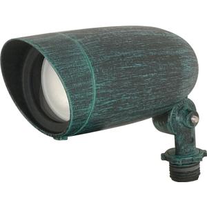 Nuvo SF76/655 One Light Flood Outdoor Security and Landscape Floodlight, 50W/120V, 6 in, Antique Verdi