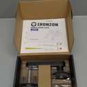 IRONZON Fingerprint Door Lock Smart Door Lock with Keypad Keyless Entry Door Lock with Handle for Home Hotel Office Apartment Bedroom