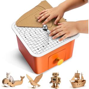 Cardboard Cutter Tool, Kid-Safe Electric Cardboard Cutter for Kids Ages 3+ | No Sharp Blades | Educational Paper Craft Toy, School Projects, DIY Building Toy & Creative Maker Gifts for Boys & Girls