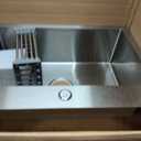 23.6 x 17.7 Inch Kitchen Sink Drop in, Stainless Steel Nano-Coating Kitchen Sinks, 8" Deep Single Bowl Sink with Basket & Drain Kit, 23.6x17.71x8.26 Inch