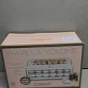 INFINITIPRO BY CONAIR Ceramic Flocked - Hot Rollers for Long, Medium, and All Hair - Hair Curler - Hair Roller Clips Included - 1 1/4-inch, 1-inch, and 3/4-inch Rollers (White)