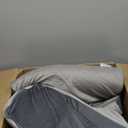 Vekkia 21" Reading Pillow for Sitting in Bed  60 Ergonomic Wedge Back Pillow, XL Side Pockets, Removable Cover, Support Chair for TV, Gaming, Working, Nursing, Recovery in Bed/Floor,Lightweight (21" Height(4'11"-5'11"), Gray)