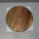 Acacia Wood Lazy Susan Wood Turntable Tray Cabinet Organizer, 12"