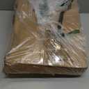 Maxdot 12 Pcs 3 Inch Ceramic Chinoiserie Succulent Pots Blue and White Mini Plant Cylinder Pots with Drainage Holes and Bamboo Trays for Indoor Plants Flowers Succulent Garden Decoration