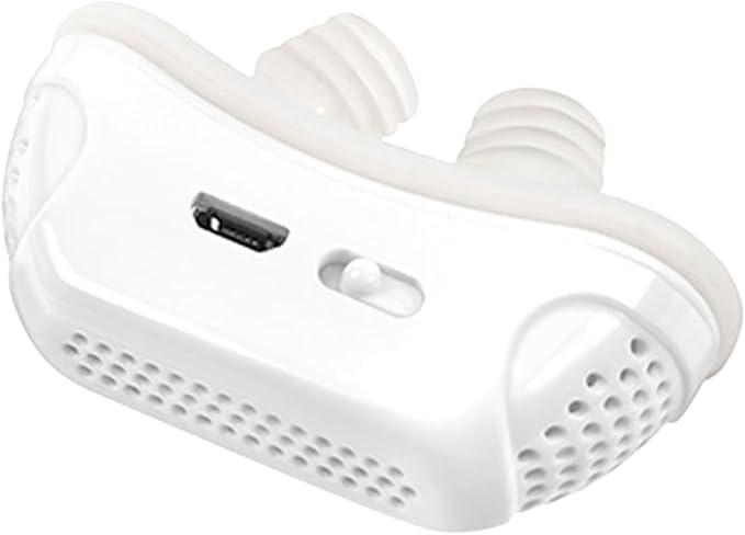 Anti Snoring Devices, Electric Anti Snoring Device, Effective Snoring Prevention, Sleep Apnea Devices for Men and Women, Adjustable Wind Speed, Suitable for All Nose Shapes, Blue